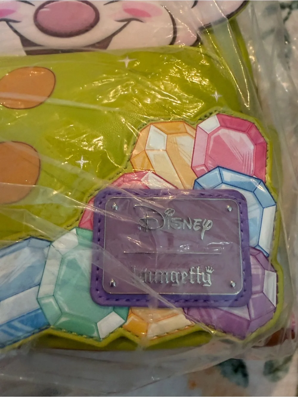 Loungefly Snow White Diamond Dopey Mini Backpack colorful Disney princess